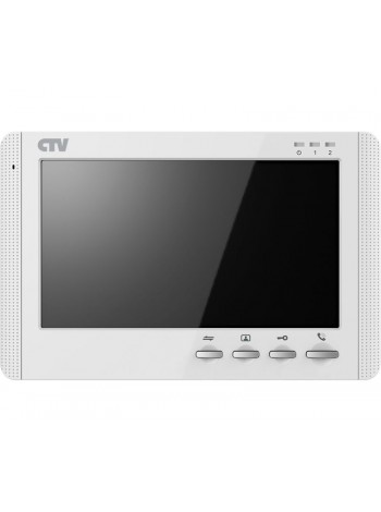 CTV-M1700M-W. Монитор цветного видеодомофона с экраном 7". Белый